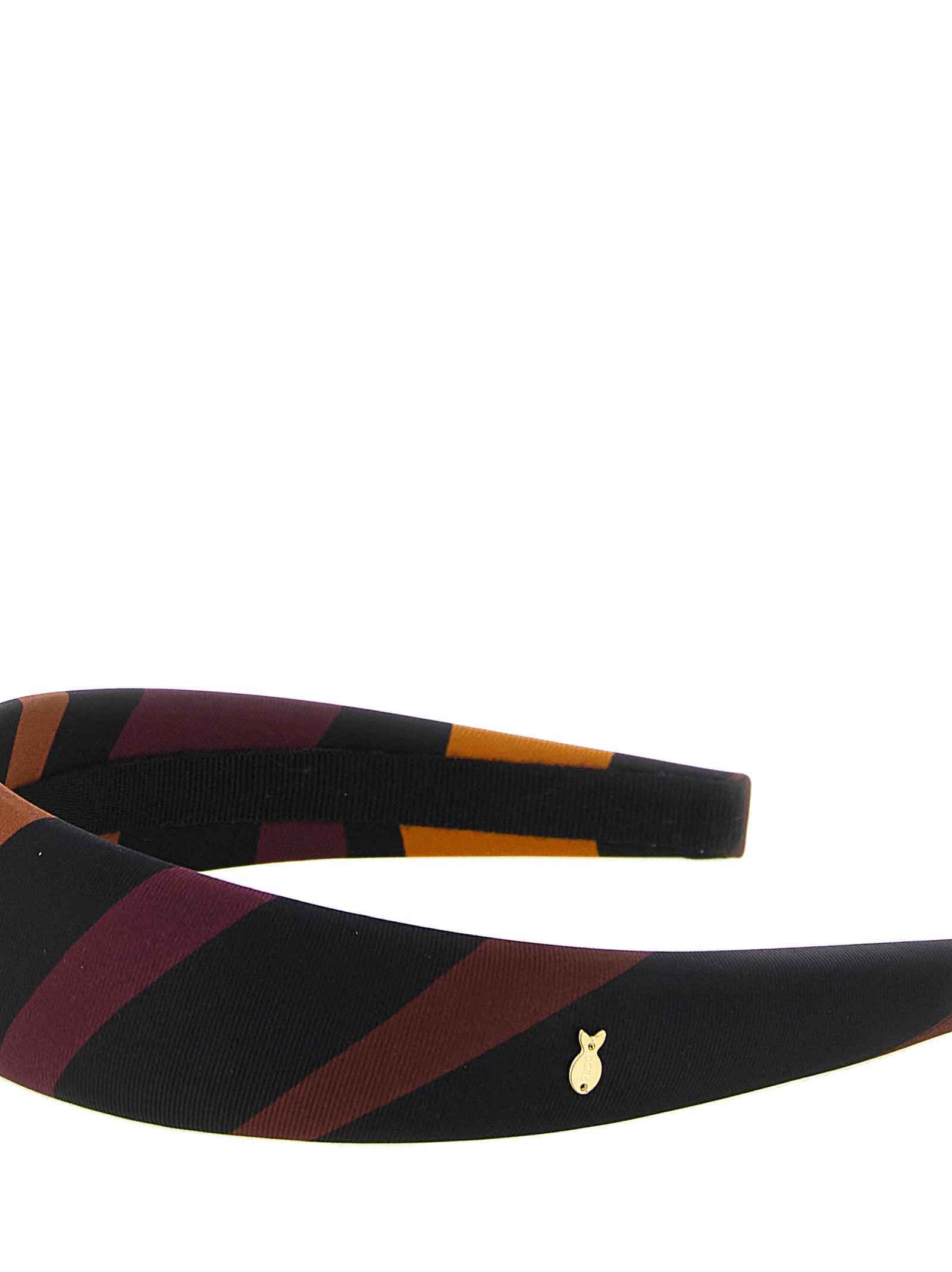 Emilio Pucci Silk Marmo-Print Headband — Multicolor, view 4