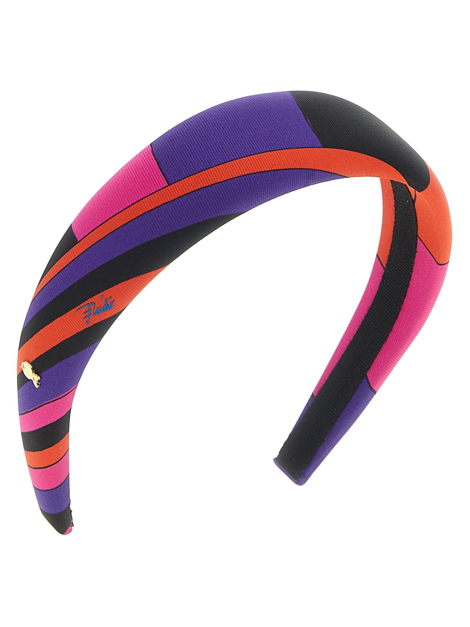 Emilio Pucci Iride Headband — Purple, view 2
