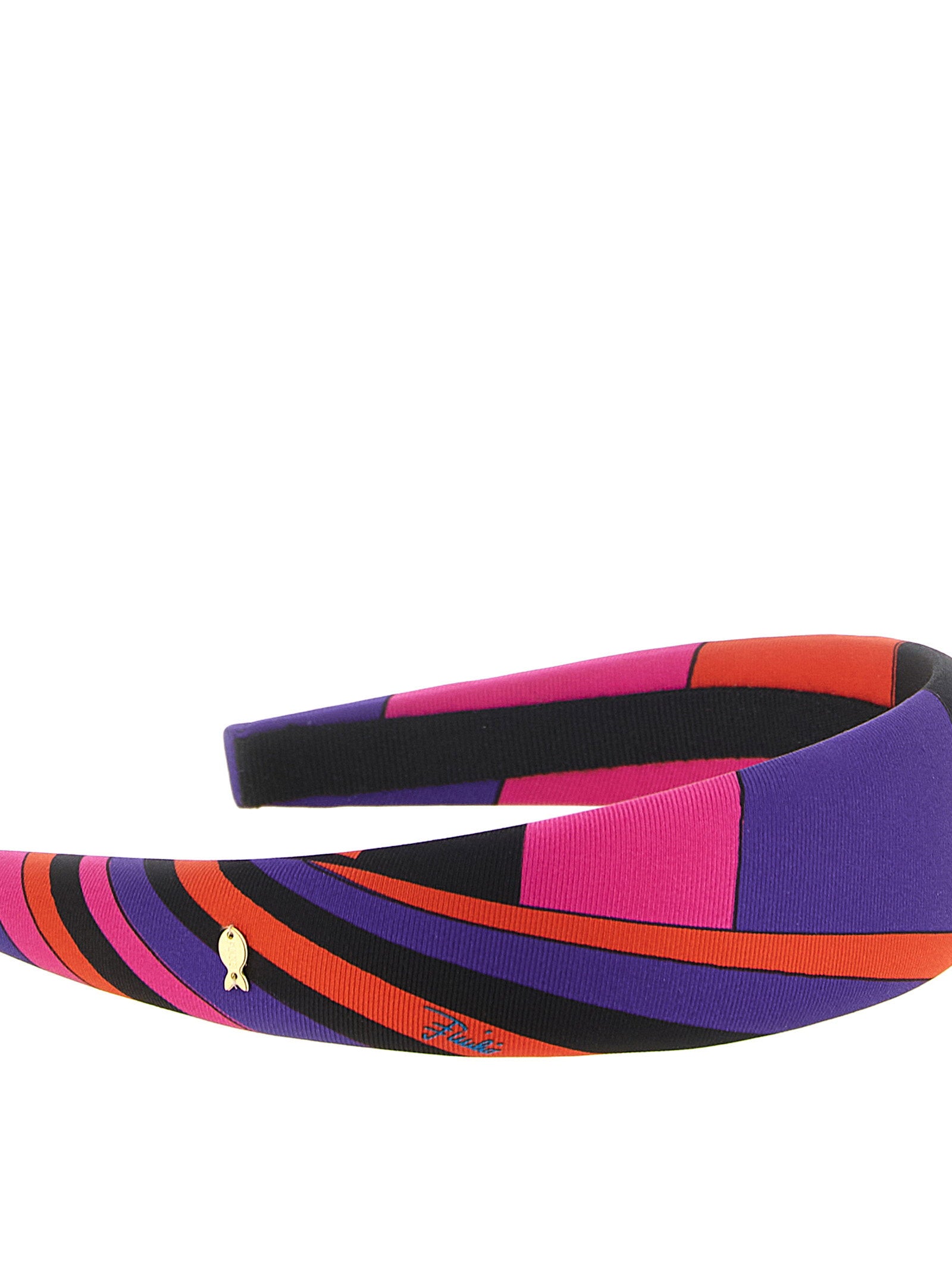 Emilio Pucci Iride Headband — Purple, view 3