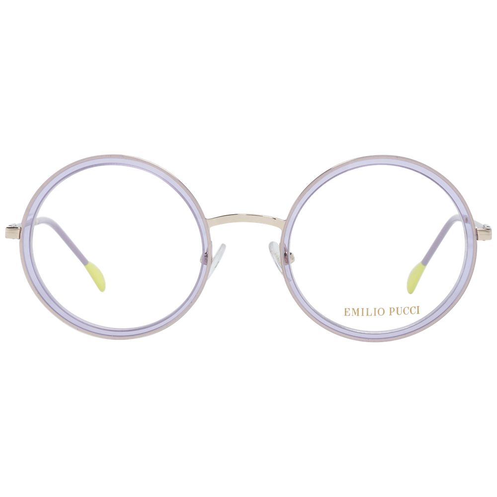 Emilio Pucci PU-1001907 Round Metal & Plastic Eyeglasses — Purple, view 2