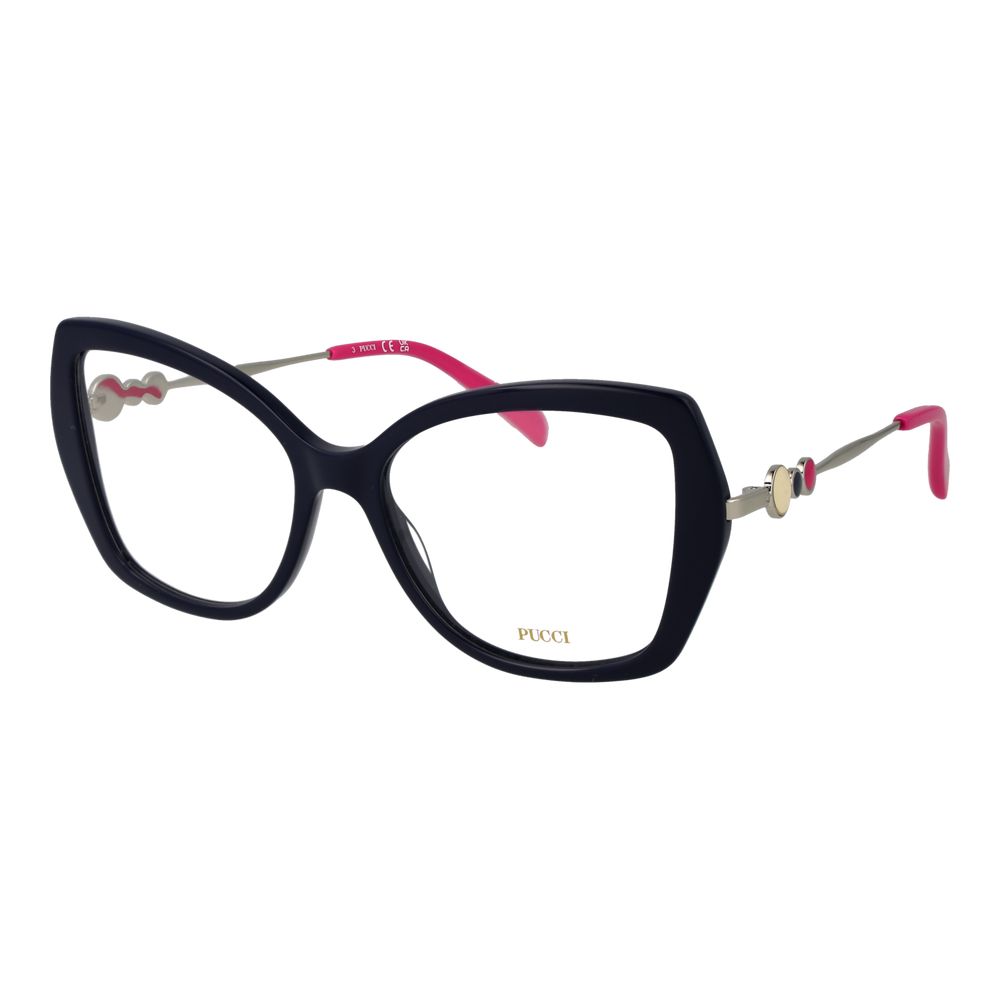 Emilio Pucci PU-1066368 Butterfly Acetate Eyeglasses — Black by Emilio Pucci