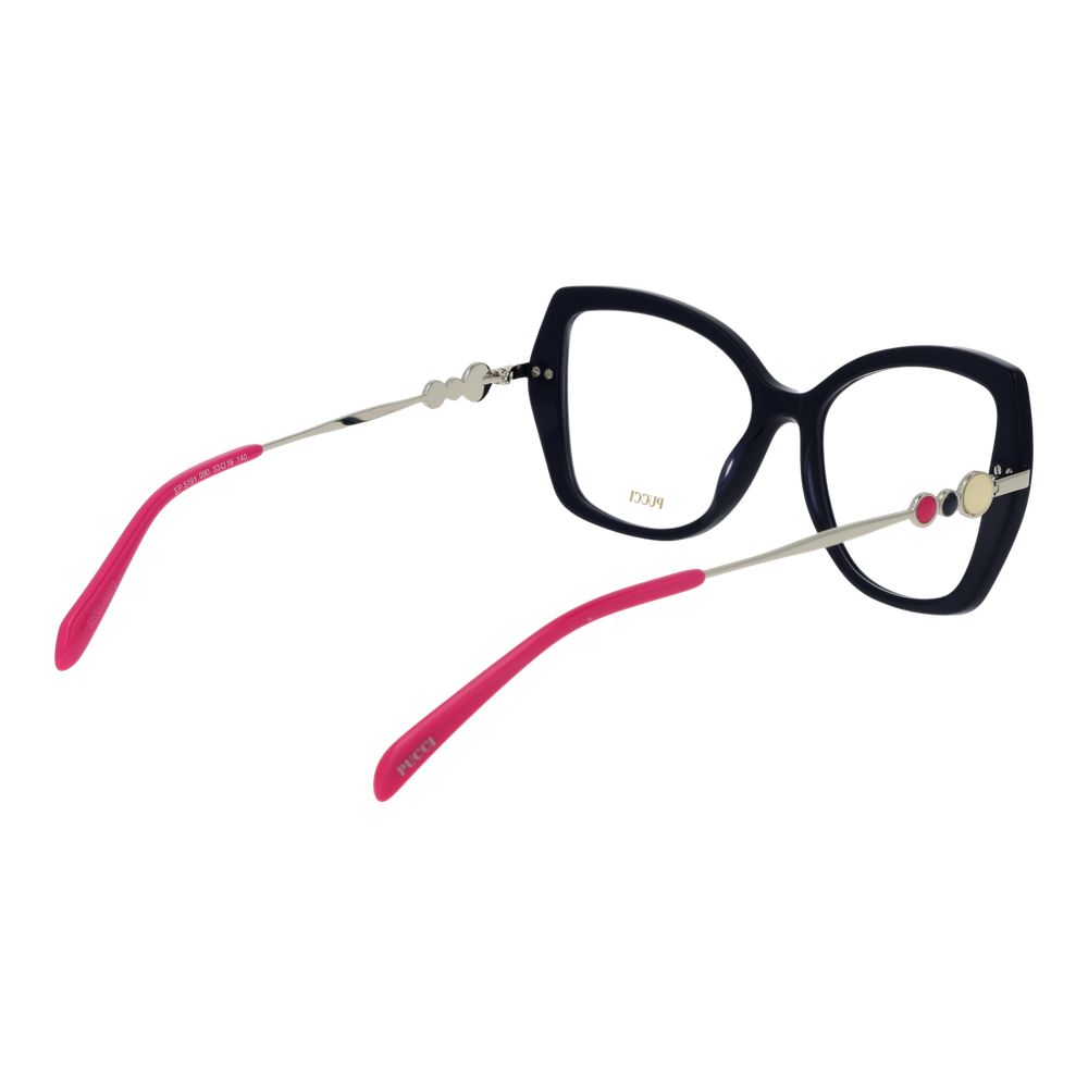 Emilio Pucci PU-1066368 Butterfly Acetate Eyeglasses — Black, view 3