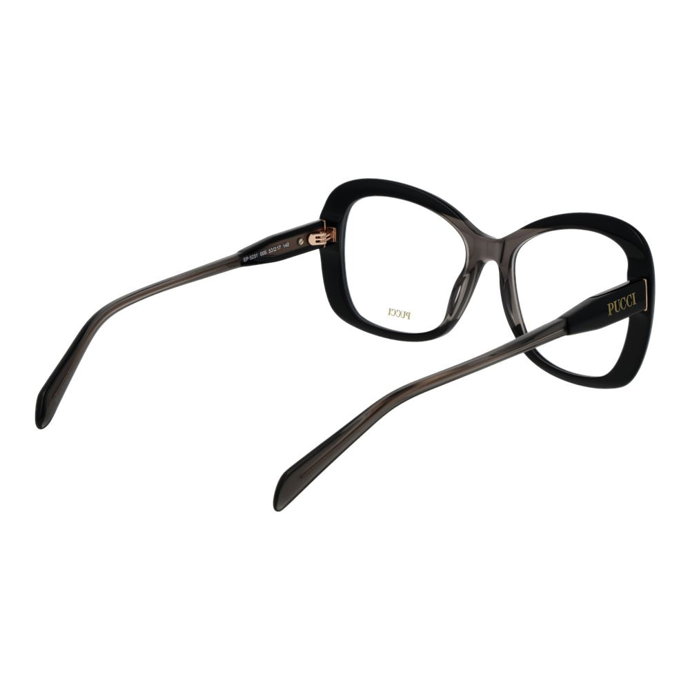 Emilio Pucci PU-1066381 Black Acetate Eyeglasses — Black, view 3
