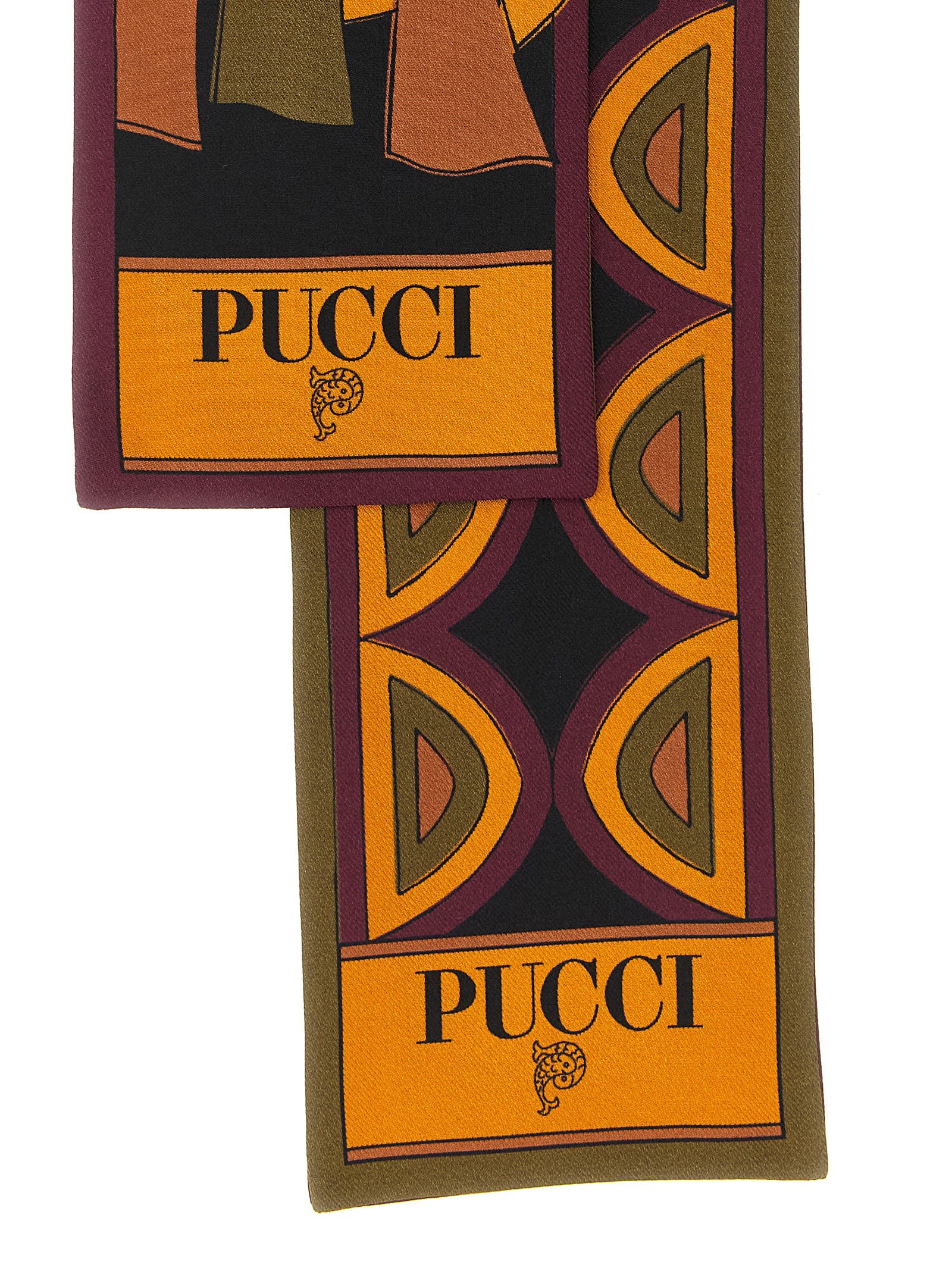 Emilio Pucci Baiadera Scarf — Black, view 3