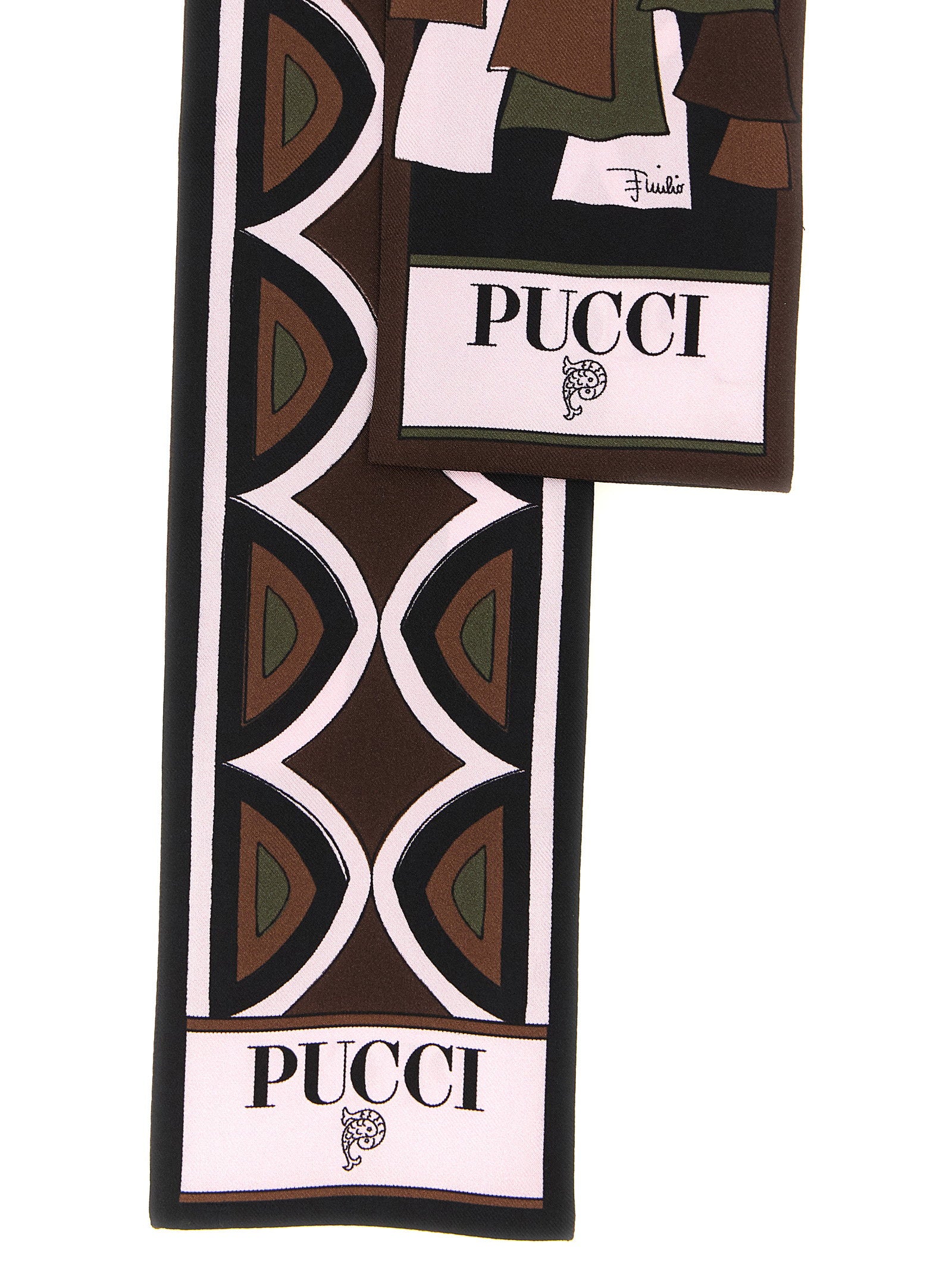 Emilio Pucci Baiadera Scarf — Black, view 3