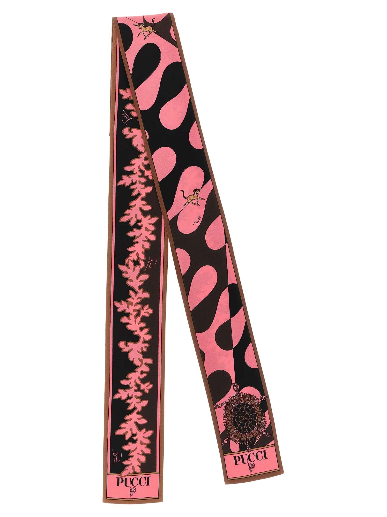 Emilio Pucci Silk Twill Foulard Scarf — Multicolor by Emilio Pucci