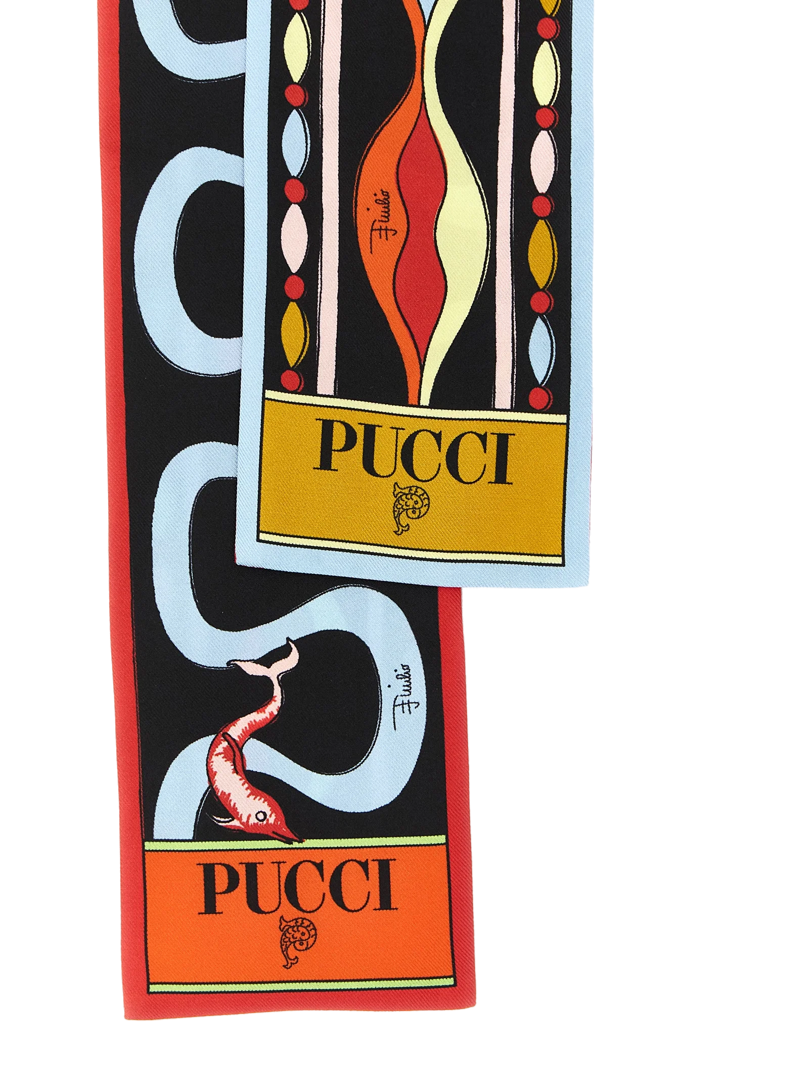 Emilio Pucci Silk Foulard Scarf — Multicolor, view 3
