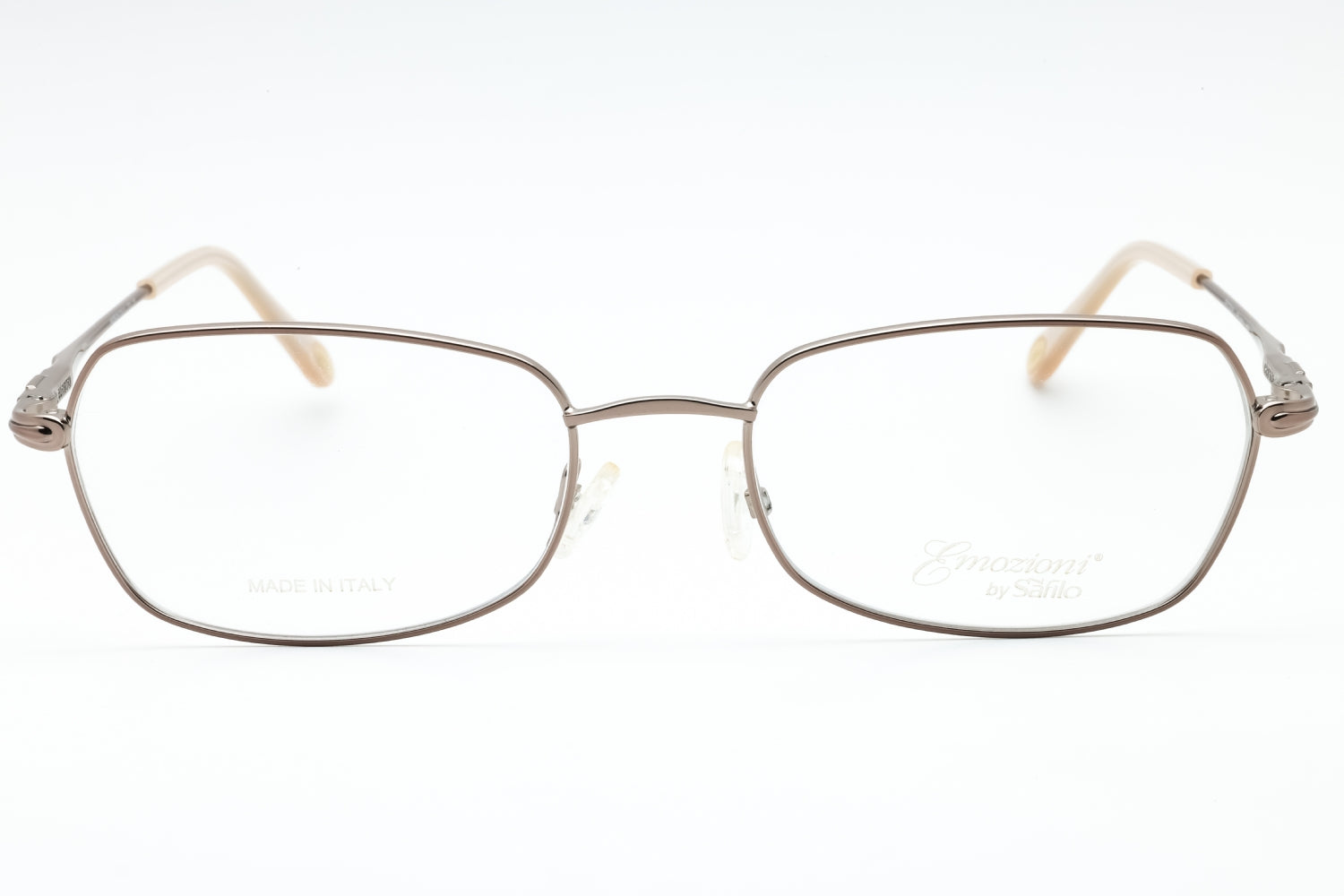 Emozioni EM4404 Metal Rectangular Frame Eyeglasses — Pink, view 2
