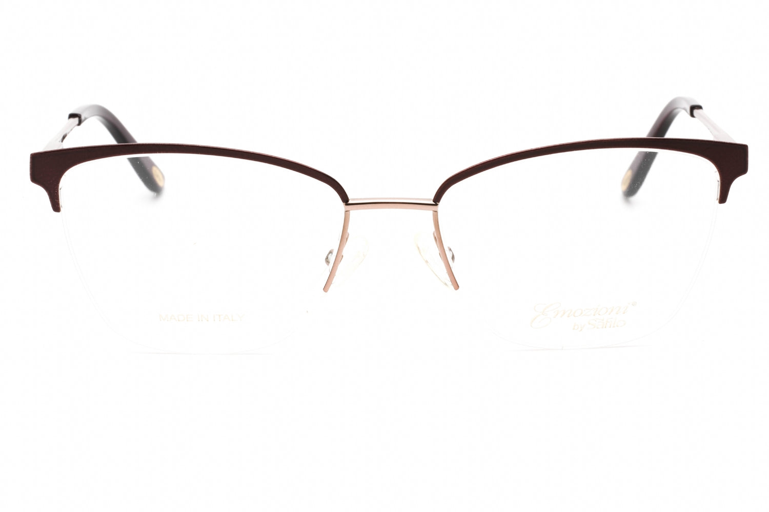 Emozioni EM4408 Cat Eye Metal Frame Eyeglasses — Lilac, view 2