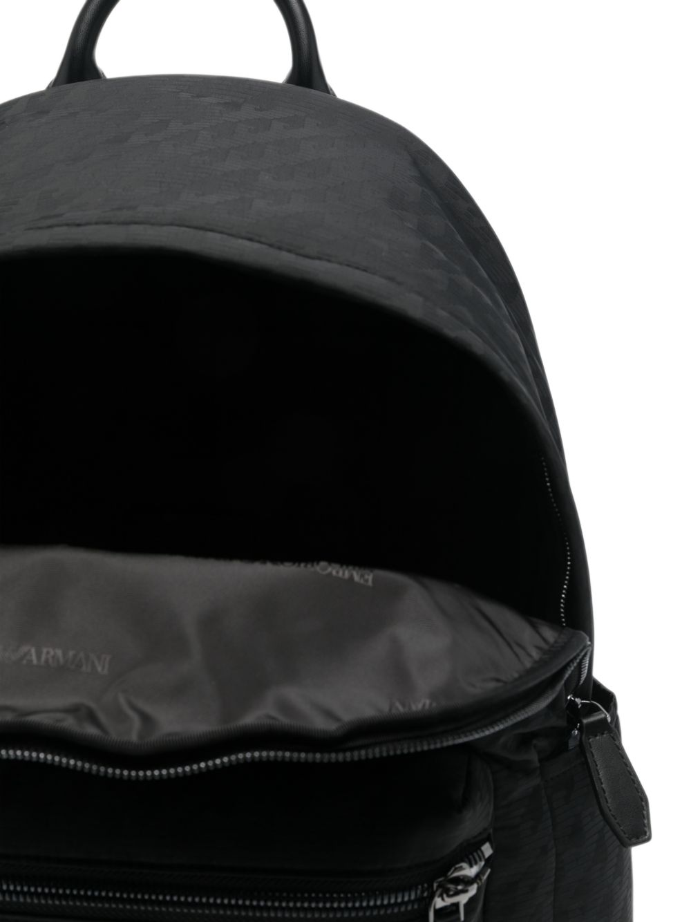 Emporio Armani Nylon Backpack — Black, view 2
