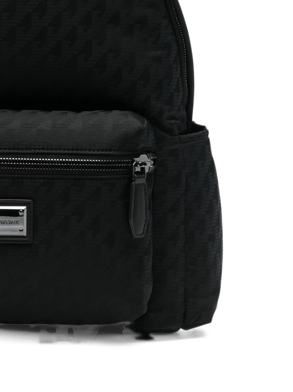 Emporio Armani Nylon Backpack — Black, view 4