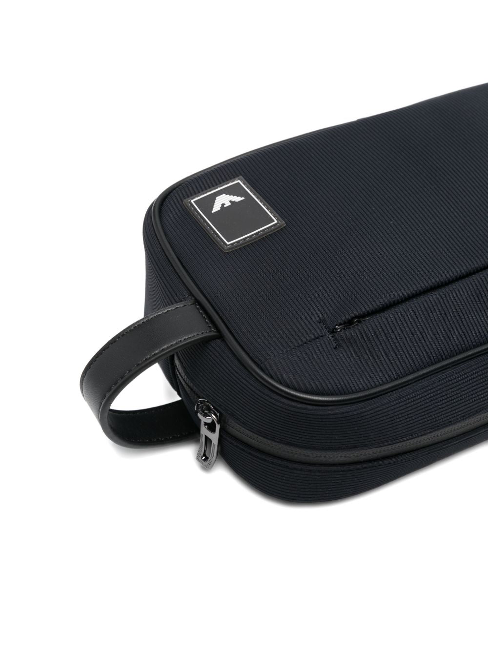 Emporio Armani Nylon Travel Clutch — Black, view 3