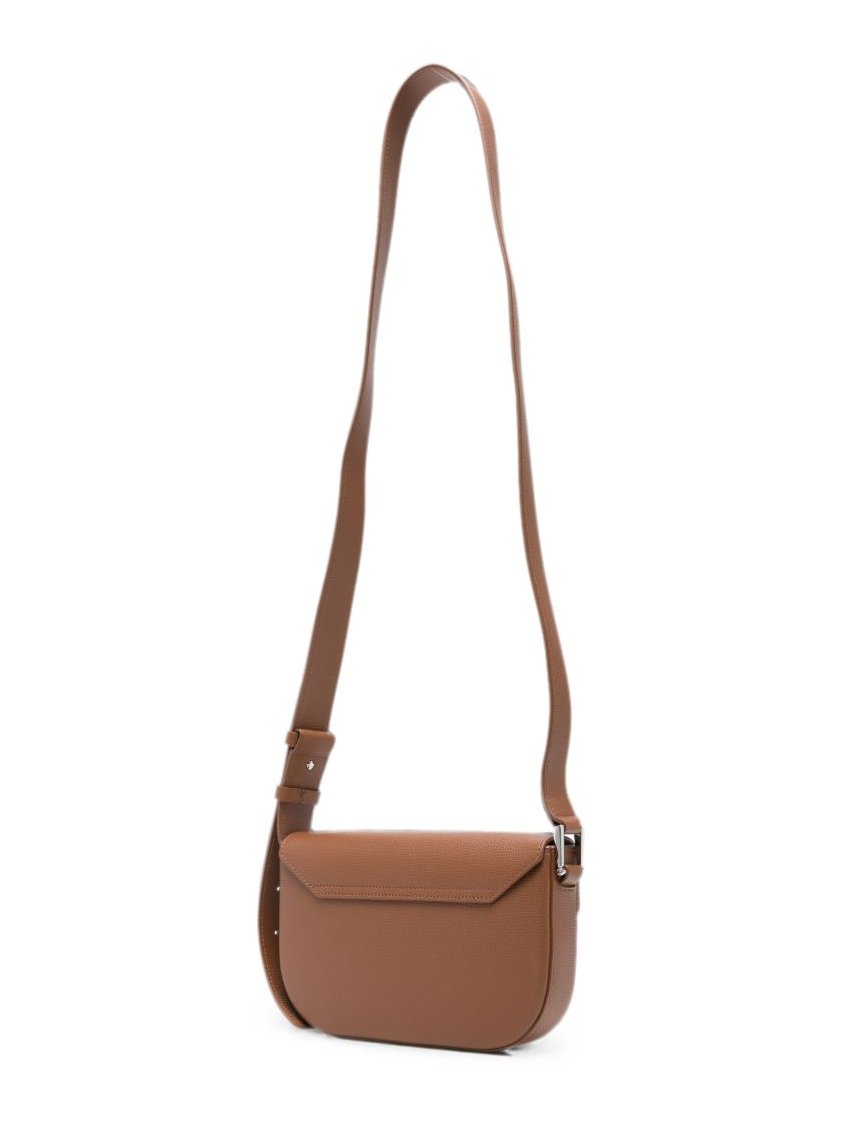 Emporio Armani Leather Crossbody Bag — Brown, view 3