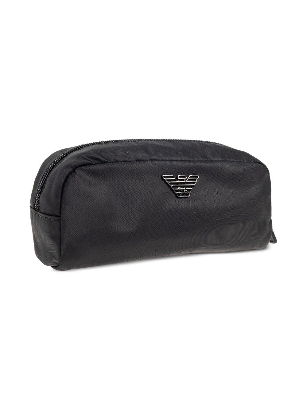 EMPORIO ARMANI EXCLUSIVE Recycled Nylon Clutch — Black, view 2