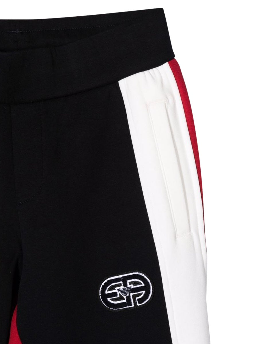 Emporio Armani Cotton-Stretch Trousers — Multicolor, view 2