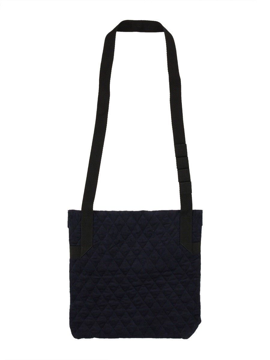 Engineered Garments Quilted Cotton-Polyester Shoulder Bag — Blue, view 2