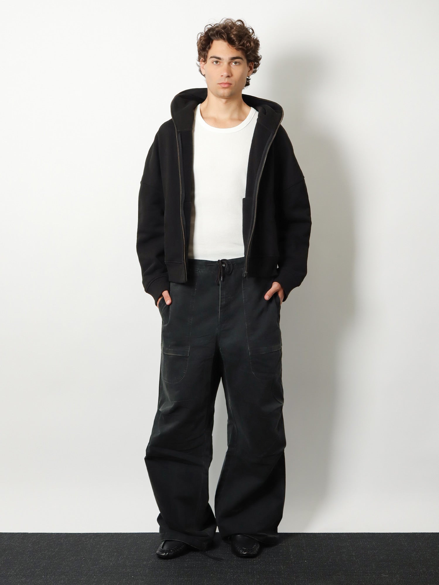 Entire Studios Eternal Zip Hoodie — Black, view 2