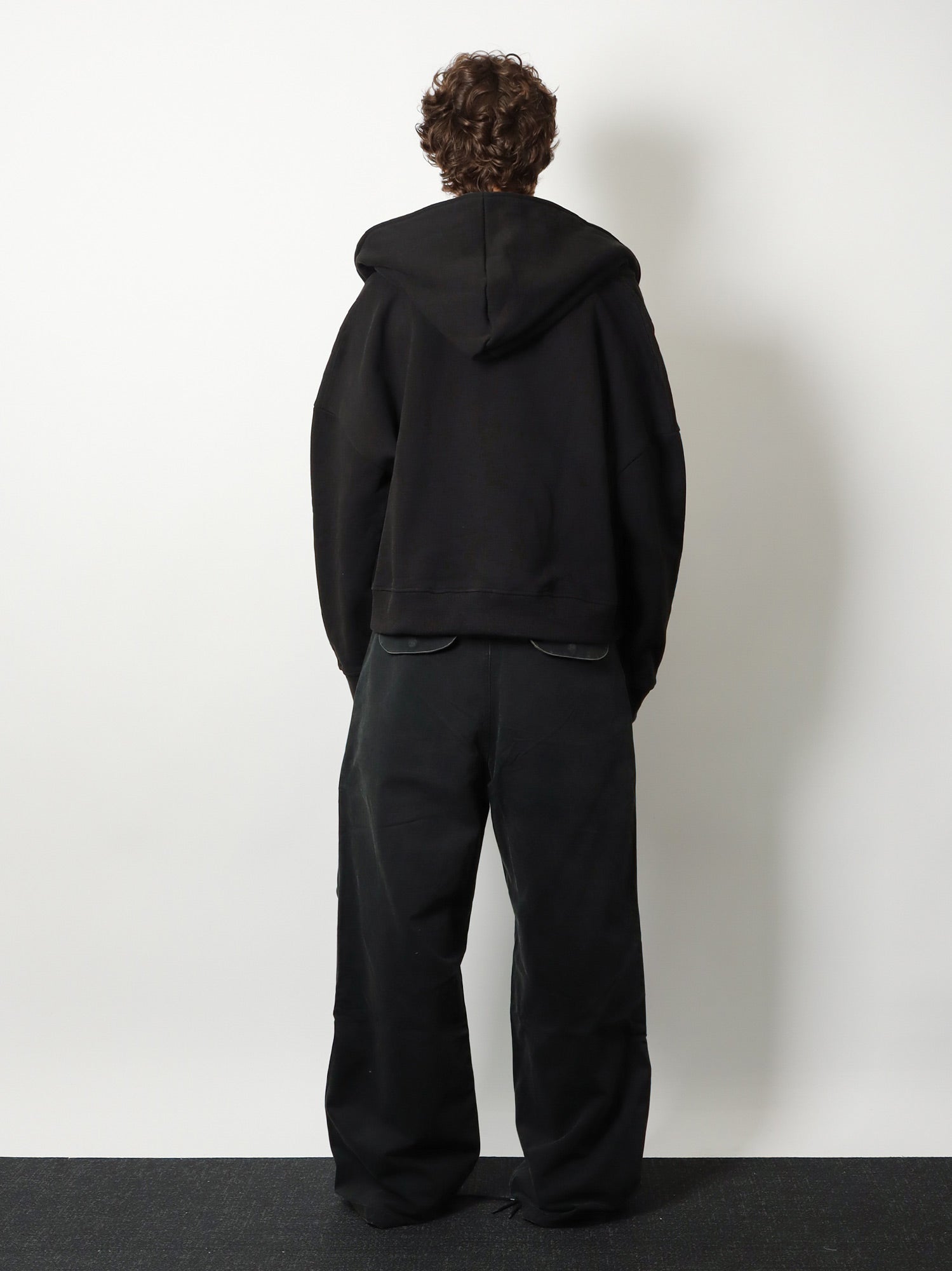 Entire Studios Eternal Zip Hoodie — Black, view 3