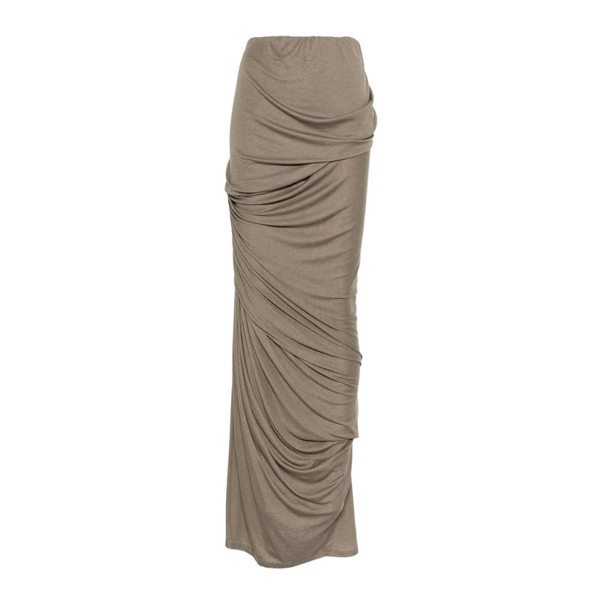 Entire Studios Draped Asymmetric Maxi Skirt — Gray by Entire Studios