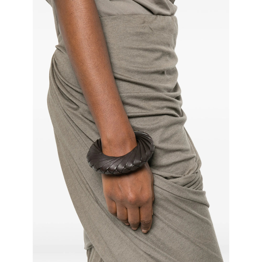Entire Studios Draped Asymmetric Maxi Skirt — Gray, view 5