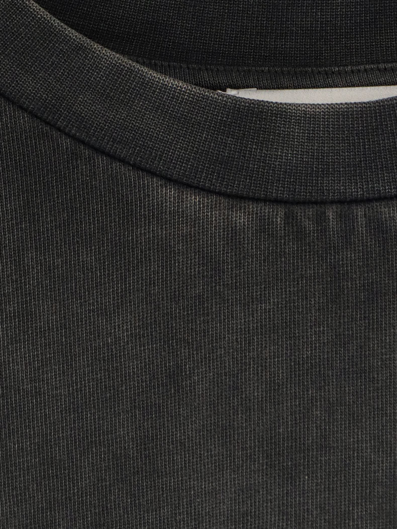 Entire Studios Heavy Boxy Cotton T-Shirt — Black, view 3