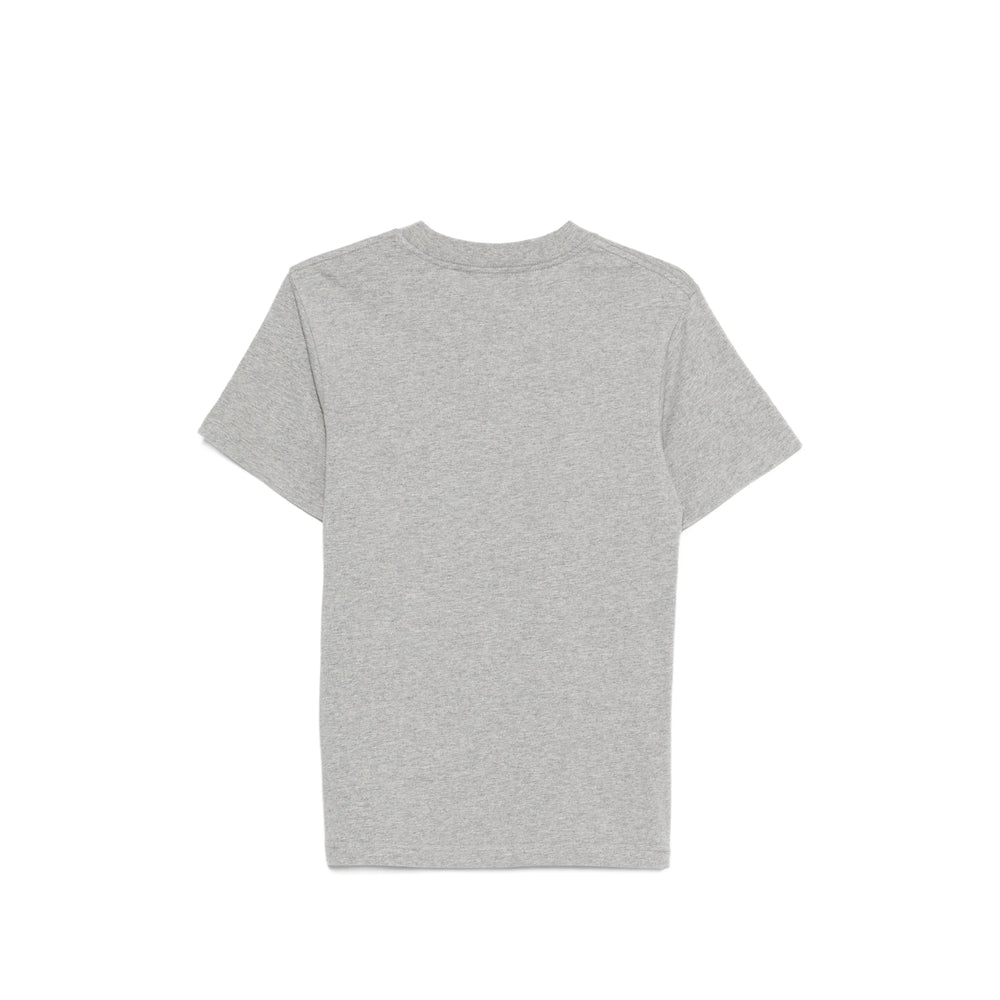Entire Studios Cotton Crew Neck T-Shirt — Grey, view 2