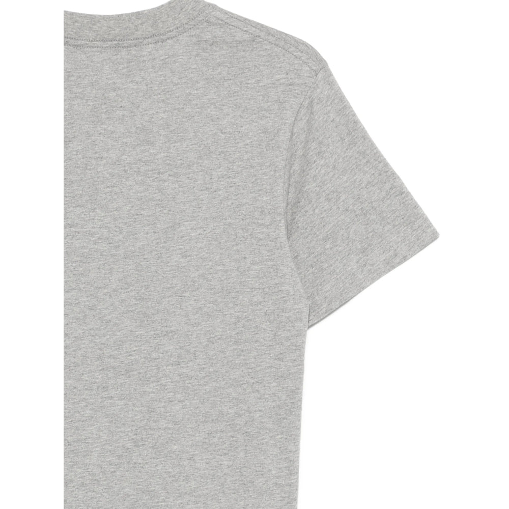 Entire Studios Cotton Crew Neck T-Shirt — Grey, view 3