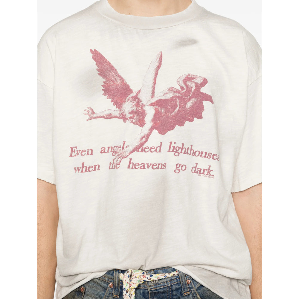 Ercole Studio Vdiwh T-Shirt — White, view 2
