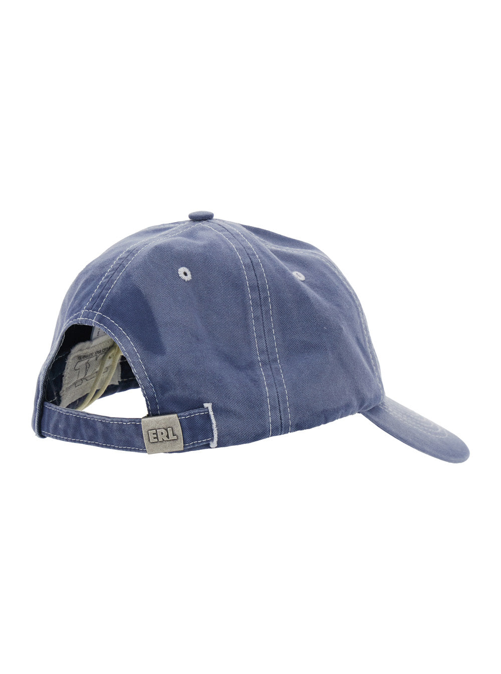 Erl ERL12K030 Embroidered Cotton Baseball Cap — Blue, view 2