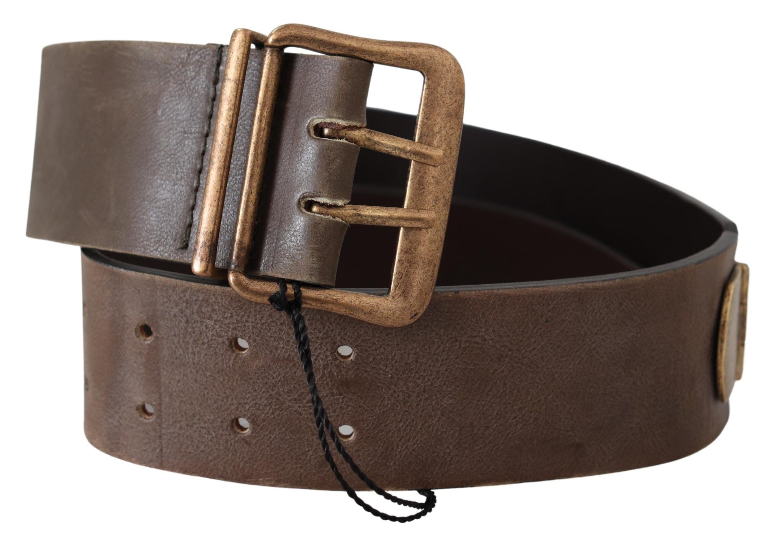 Ermanno Scervino Wide Leather Belt — Brown by Ermanno Scervino