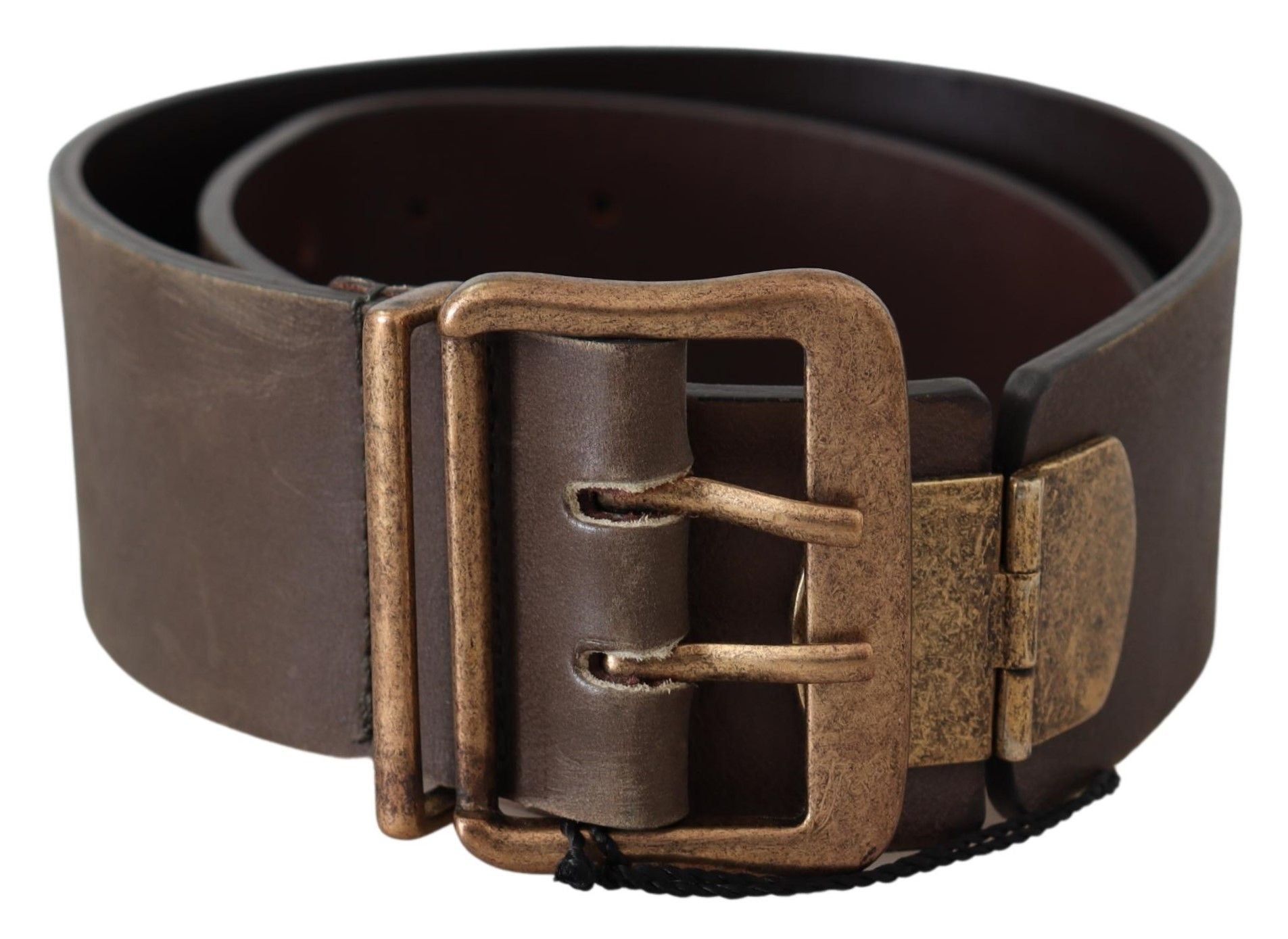 Ermanno Scervino Wide Leather Belt — Brown, view 3