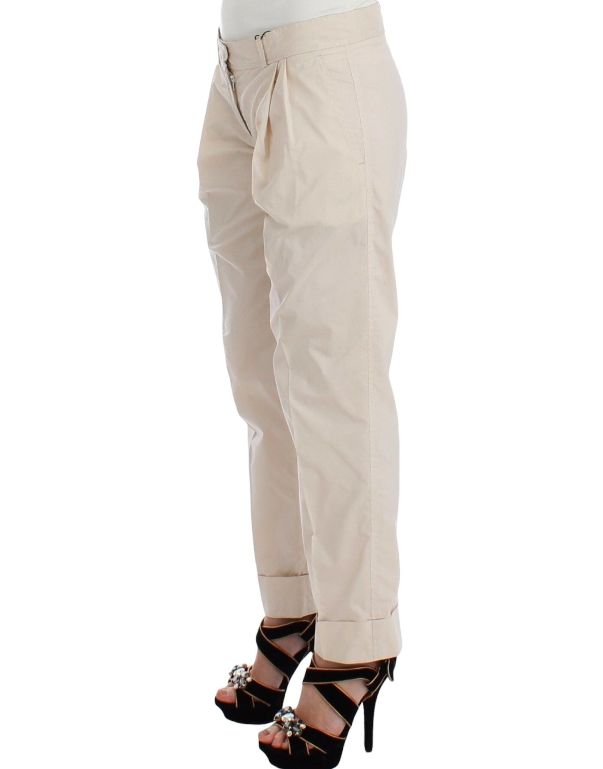 Ermanno Scervino Nylon-Blend Chinos — Beige, view 2