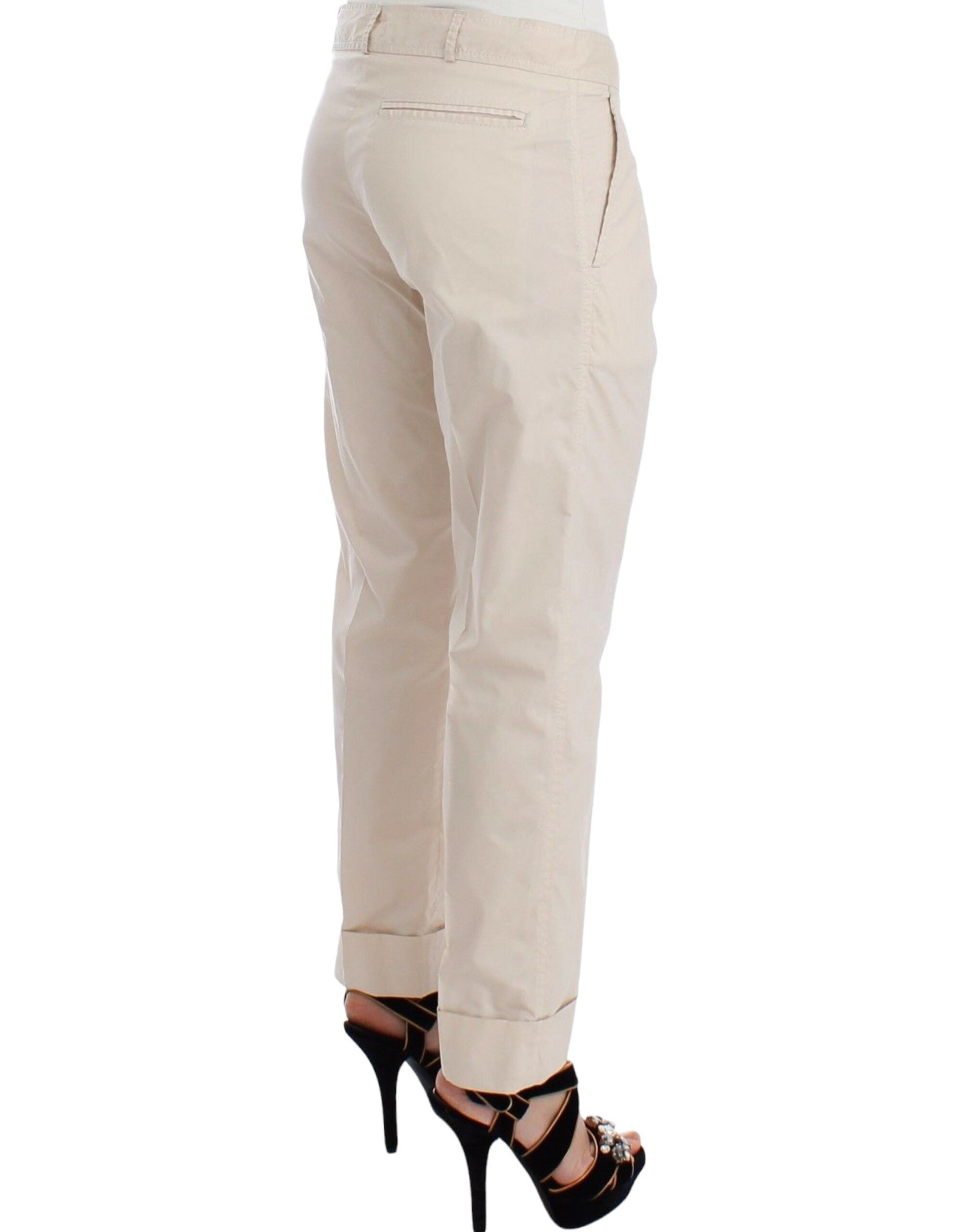 Ermanno Scervino Nylon-Blend Chinos — Beige, view 4