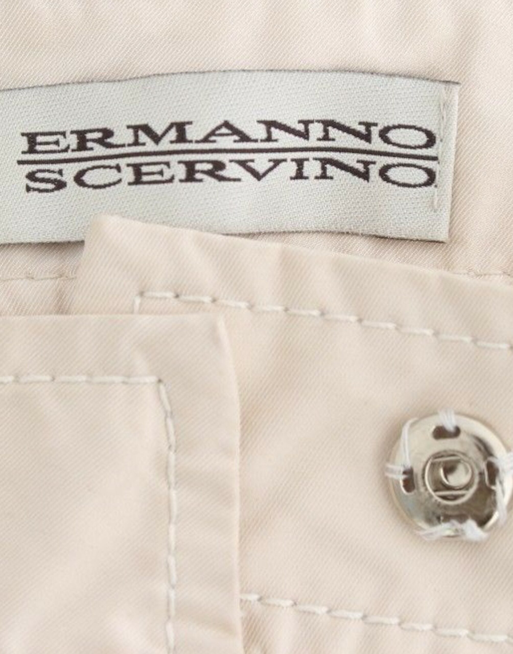 Ermanno Scervino Nylon-Blend Chinos — Beige, view 6