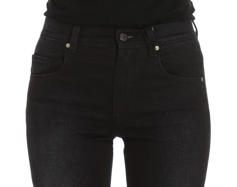 Ermanno Scervino Slim Fit Bootcut Jeans — Blue, view 5