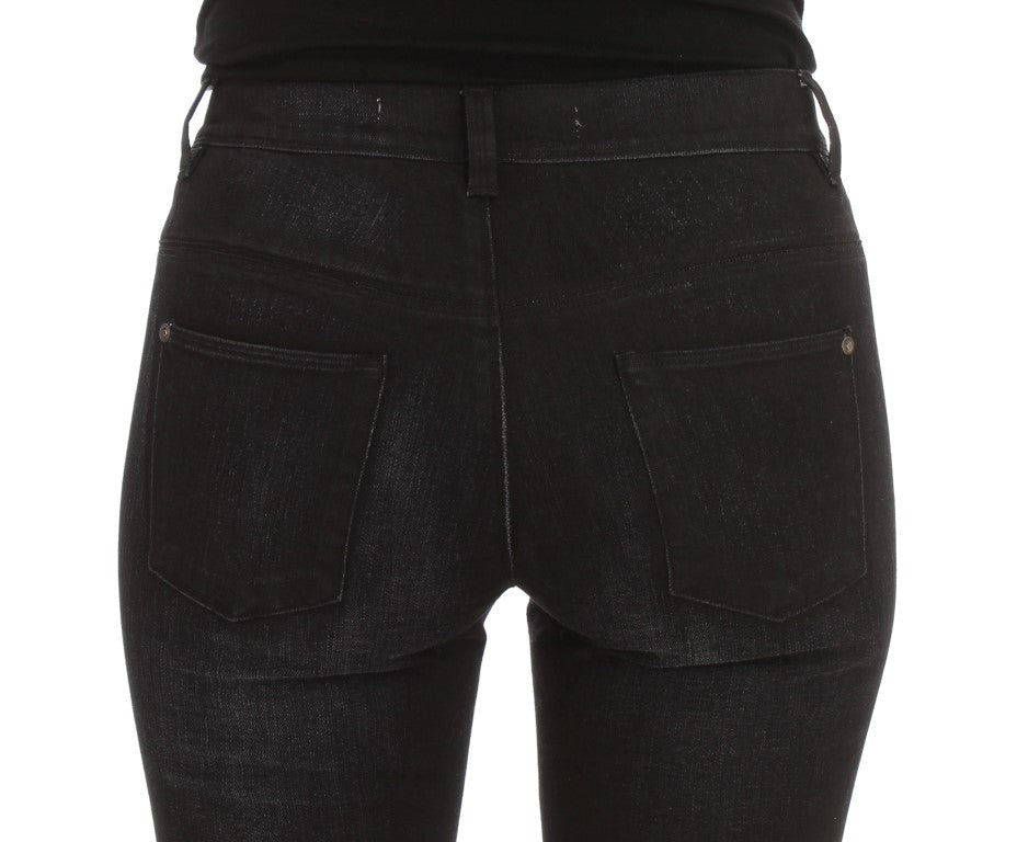 Ermanno Scervino Slim Fit Bootcut Jeans — Blue, view 6