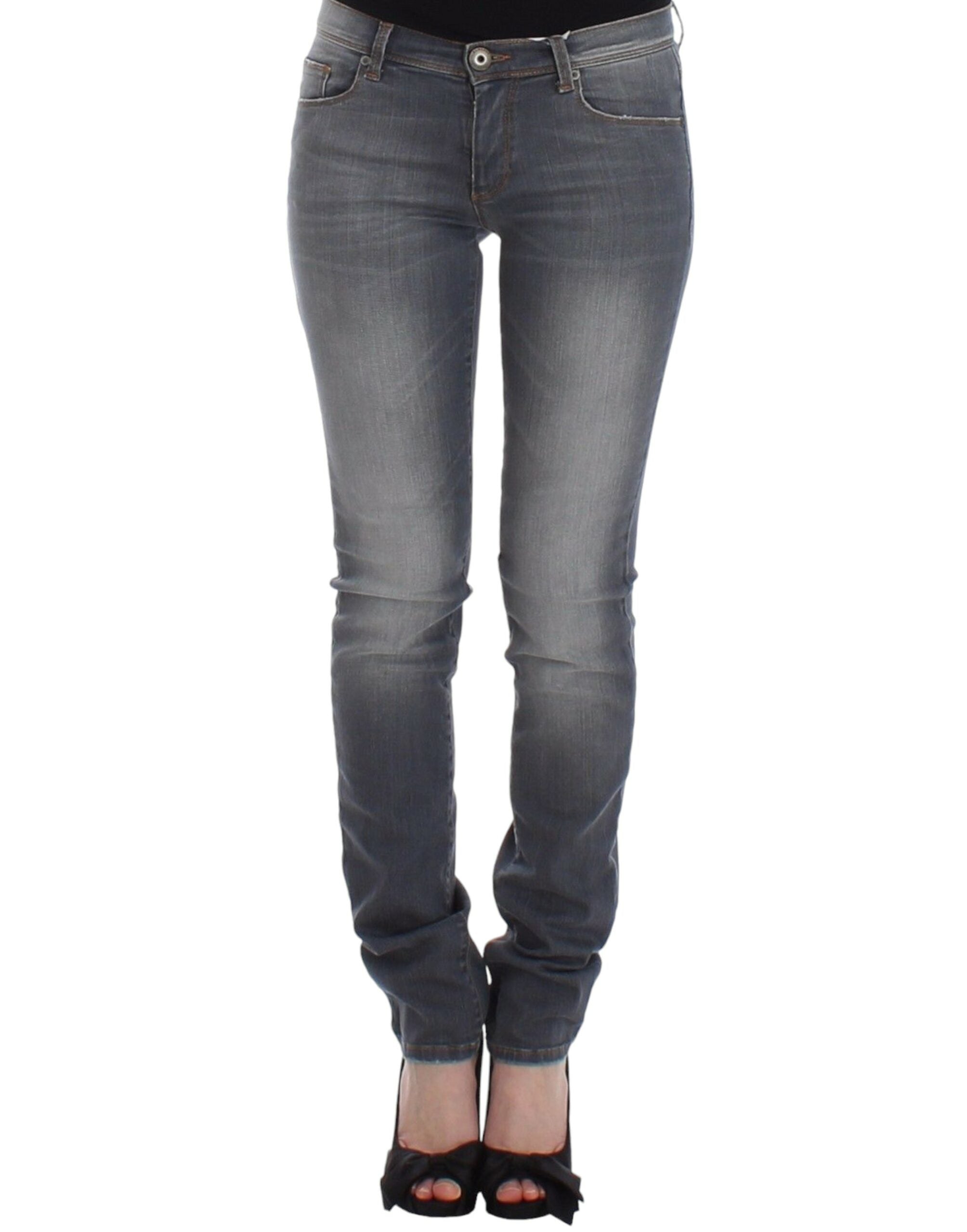 Ermanno Scervino Stretch Denim Jeans — Gray by Ermanno Scervino