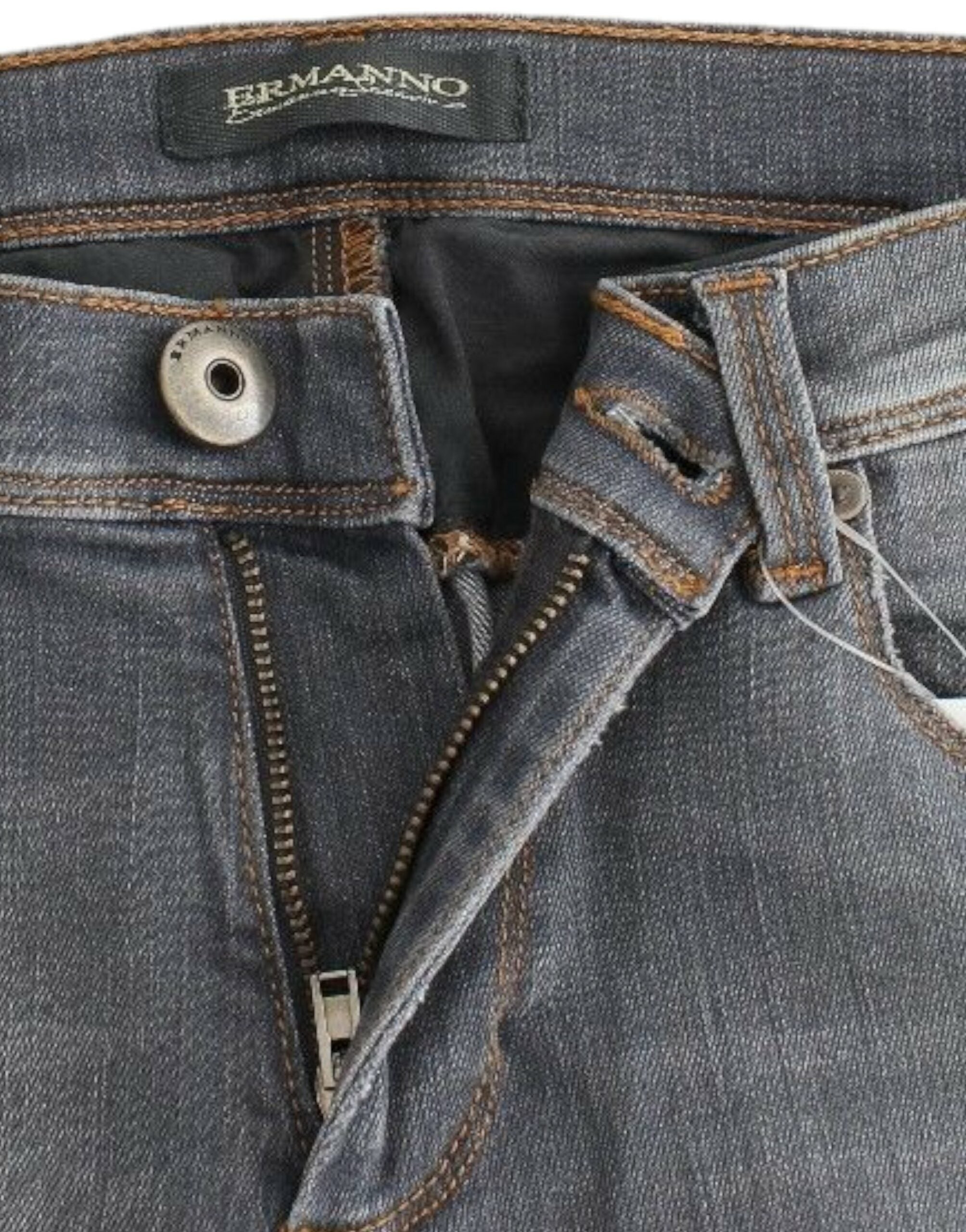 Ermanno Scervino Stretch Denim Jeans — Gray, view 5