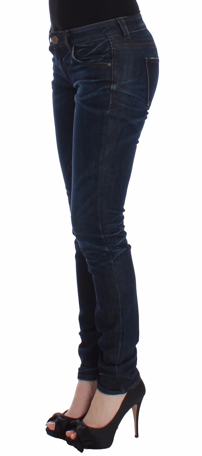 Ermanno Scervino Stretch Cotton Jeans — Navy, view 2