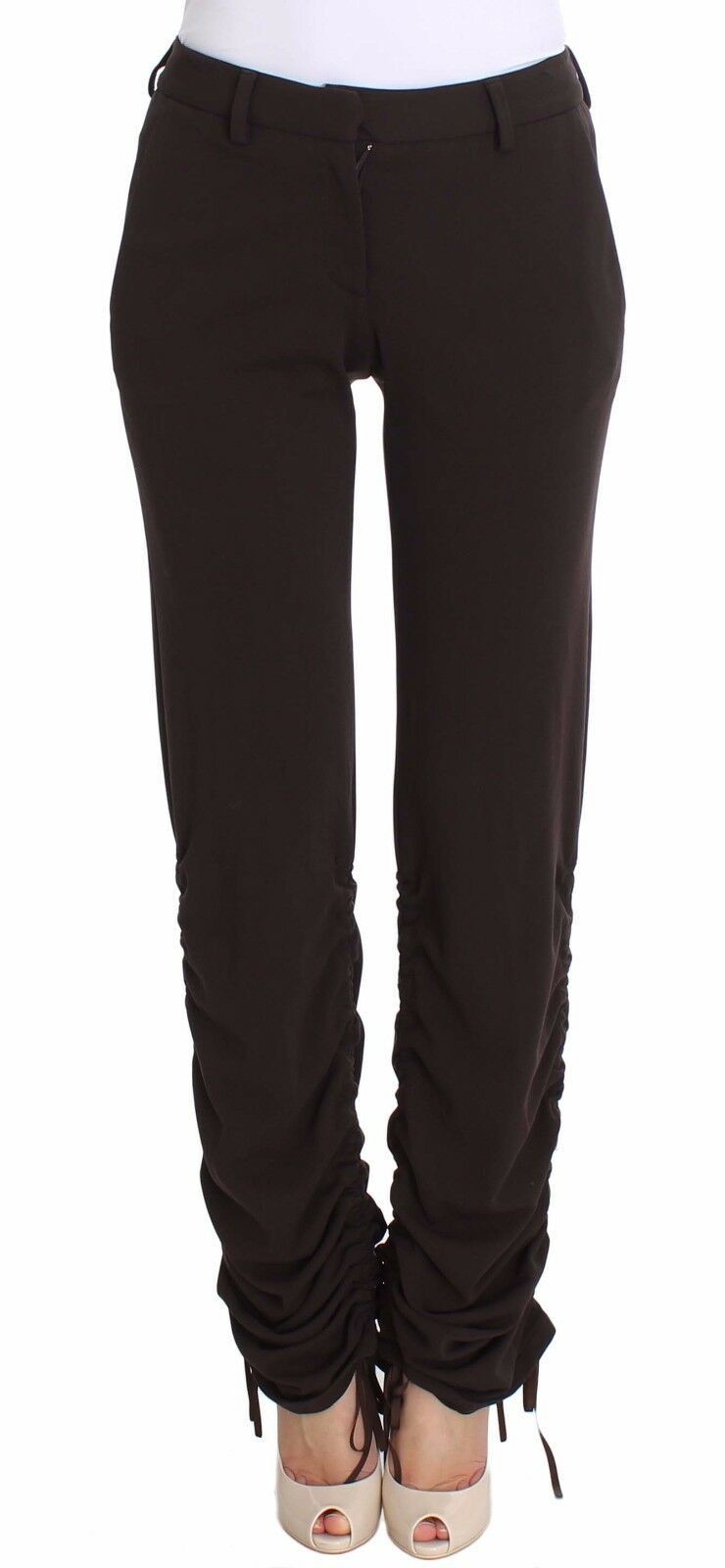 Ermanno Scervino Stretch Viscose Trousers — Black by Ermanno Scervino