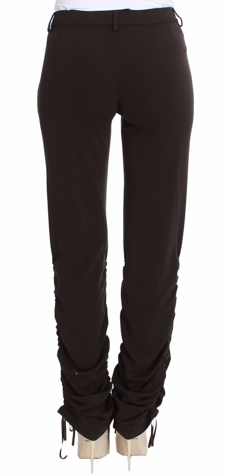 Ermanno Scervino Stretch Viscose Trousers — Black, view 3