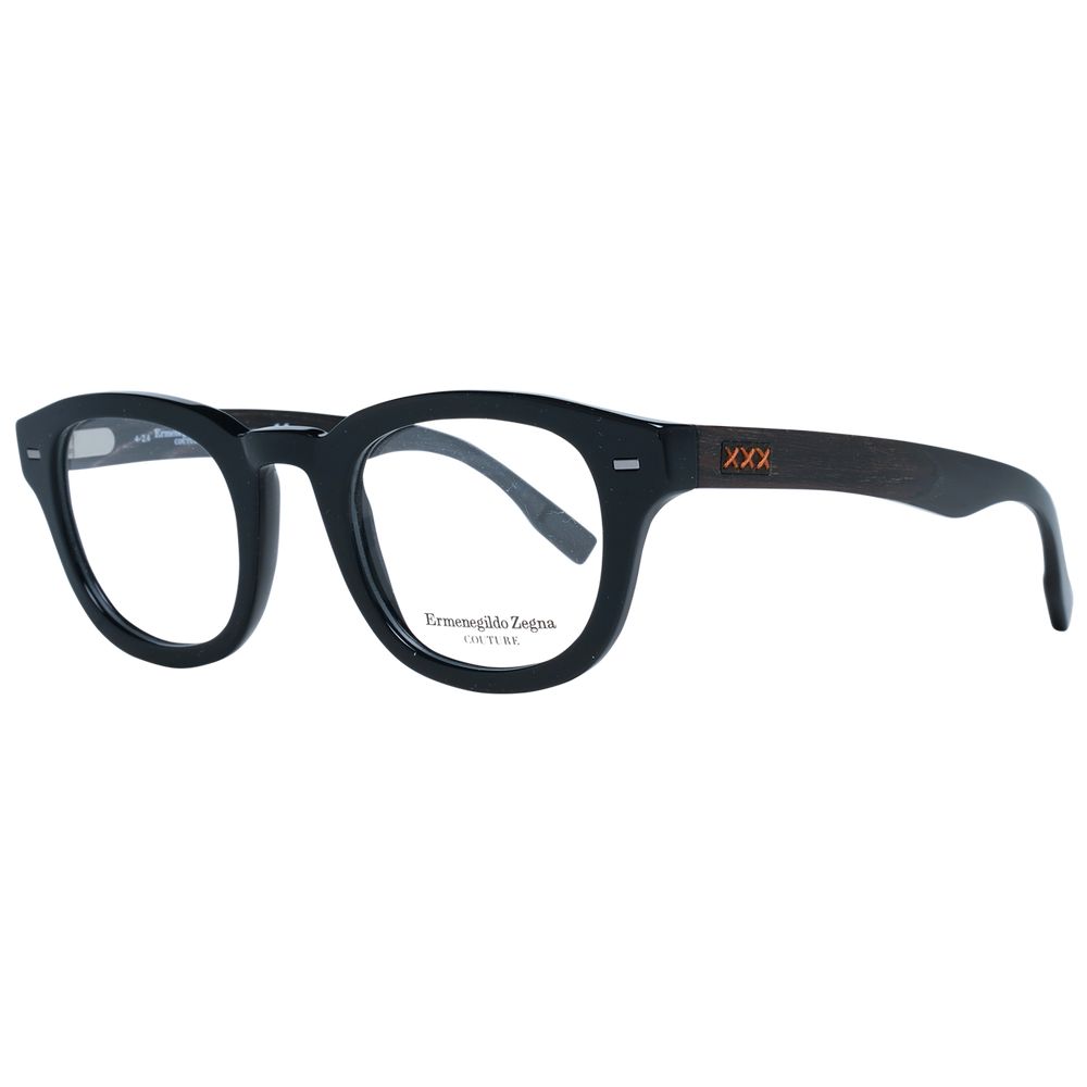 Ermenegildo Zegna ER-1038895-FBB-785 Eyeglasses — Black by Ermenegildo Zegna