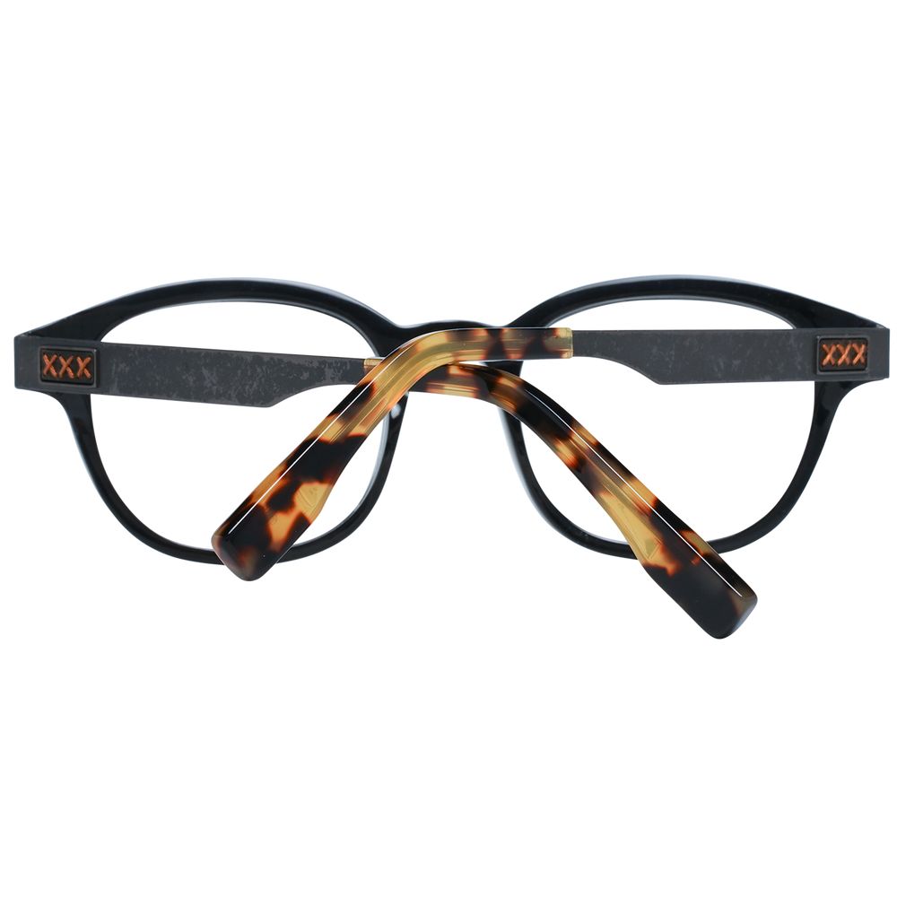 Ermenegildo Zegna ER-1038926-FBB-701 Horn Frame Eyeglasses — Black, view 3