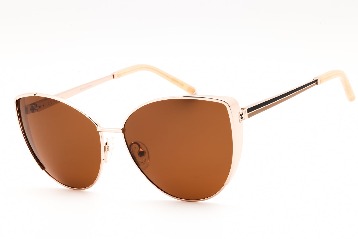 Escada SESE59 Cat Eye Sunglasses — Rose Gold by Escada