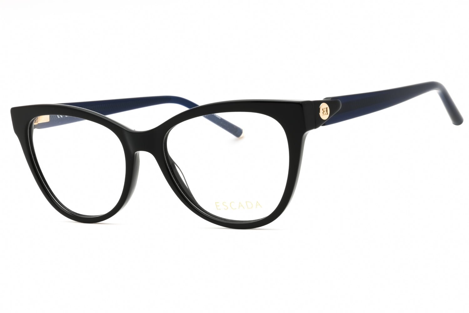 Escada VESE03 Cat Eye Acetate Eyeglasses — Black by Escada
