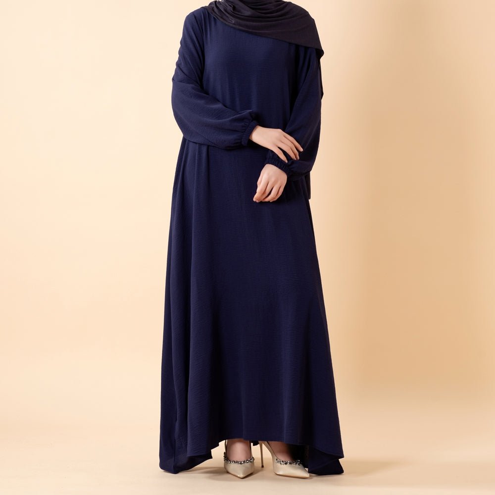 Essential Flow Crepe Maxi Dress with Pockets (MA385), view 4