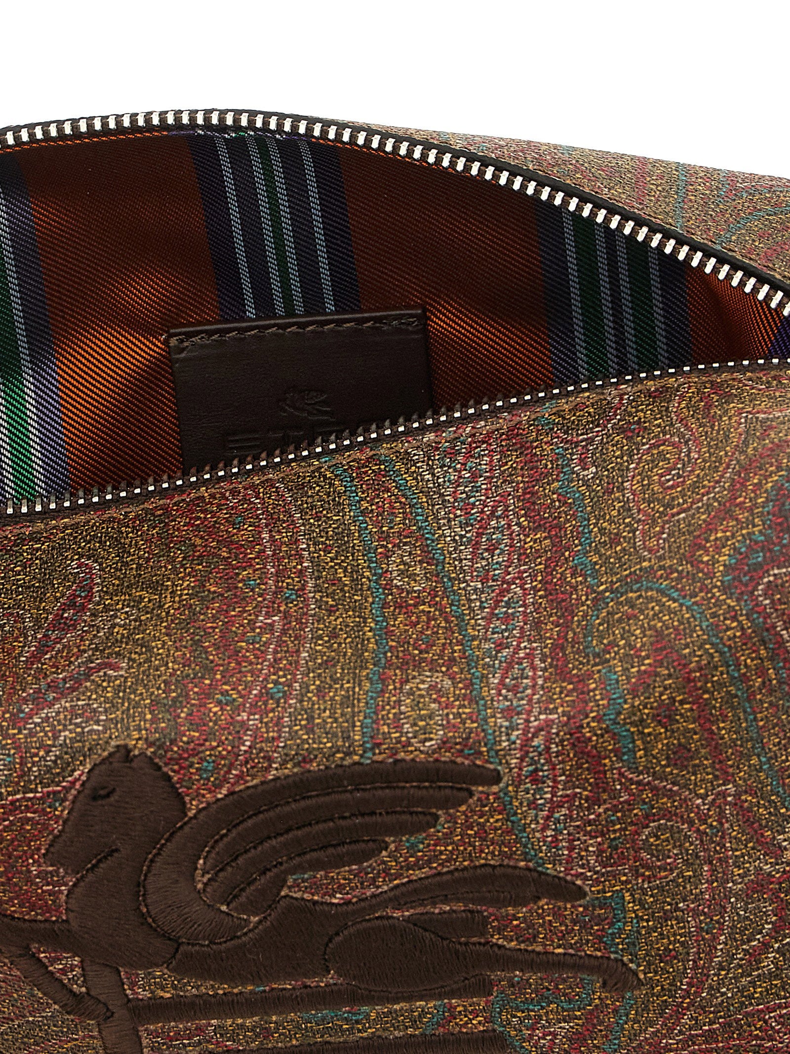 Etro Arnica Pouch — Brown, view 4