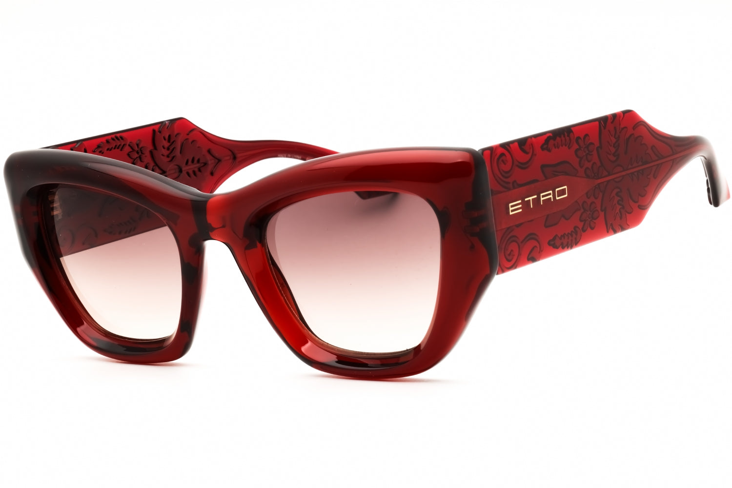 Etro ETRO0017S Cat Eye Sunglasses — Red by Etro