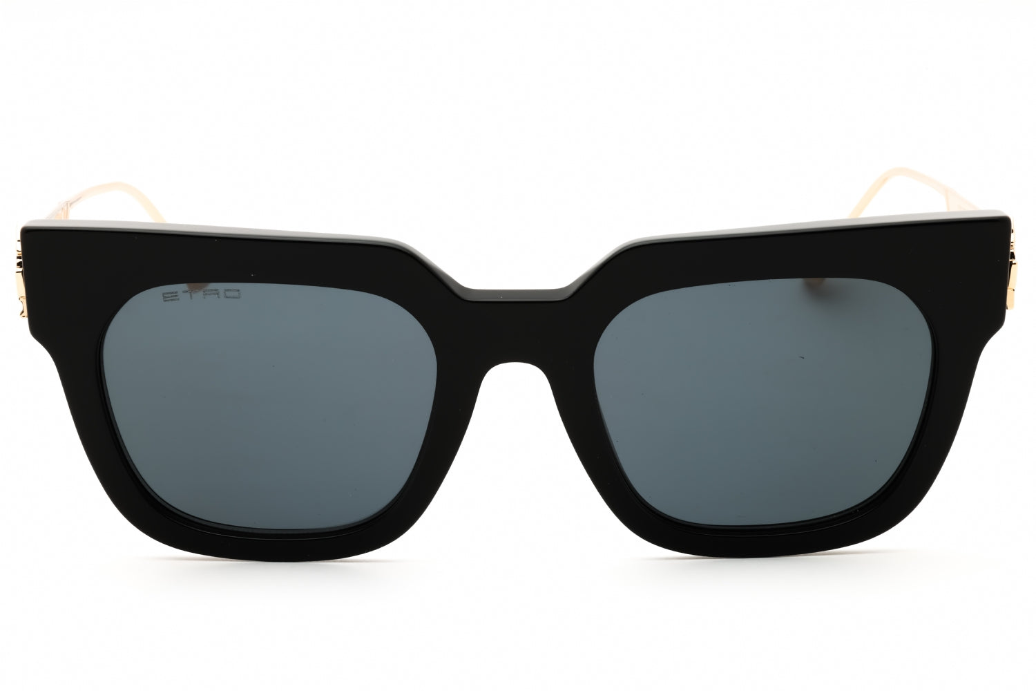 Etro ETRO0027GS Rectangular Black Sunglasses — Black, view 2