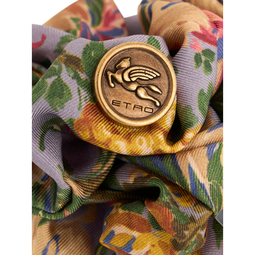 Etro Multicolor Floral Hair Band — Multicolor, view 2